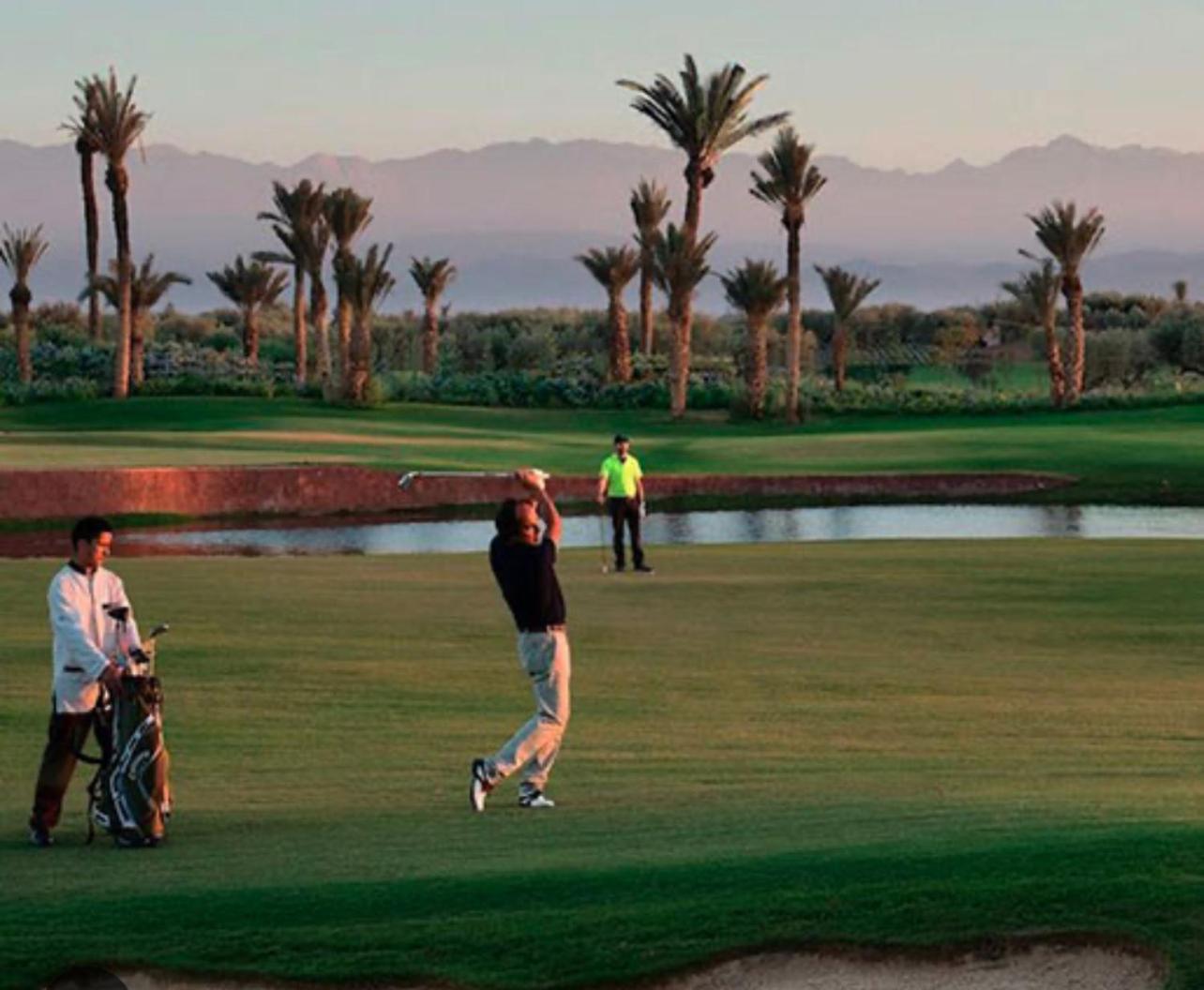 Mini-Villa Situee Dans Une Residence Prestigia A Marrakech, Avec Une Vue Sur La Piscine Et Le Golf Une Securite 24H Sur 24 Et Une Proximite Ideale De L Aeroport 5 Minutes C Est Une Offre Parfaite Pour Des Vacances Marrákes Kültér fotó