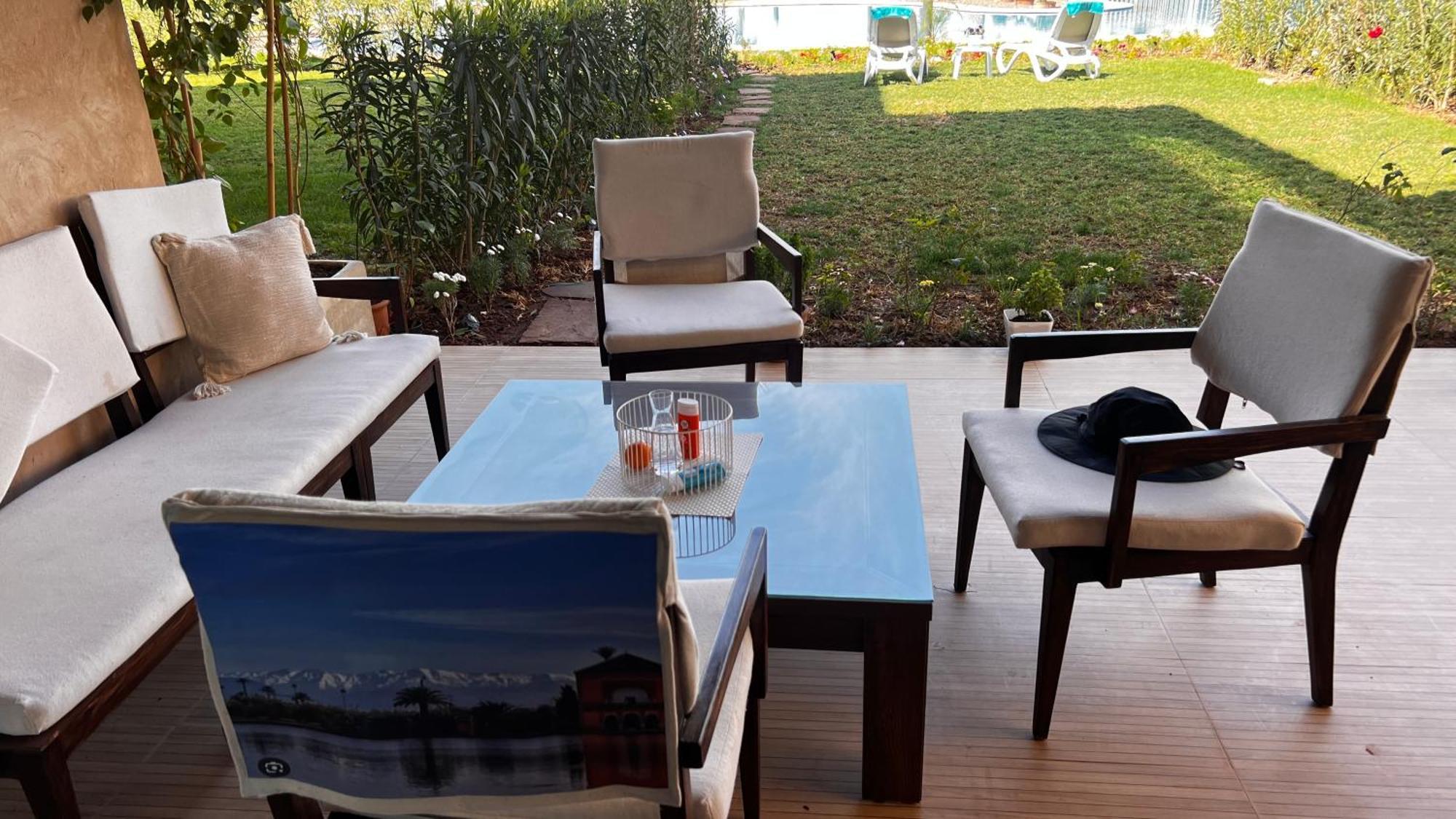 Mini-Villa Situee Dans Une Residence Prestigia A Marrakech, Avec Une Vue Sur La Piscine Et Le Golf Une Securite 24H Sur 24 Et Une Proximite Ideale De L Aeroport 5 Minutes C Est Une Offre Parfaite Pour Des Vacances Marrákes Kültér fotó